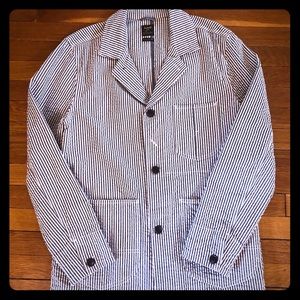 Never Worn Lee 101 European Seersucker Blazer szL